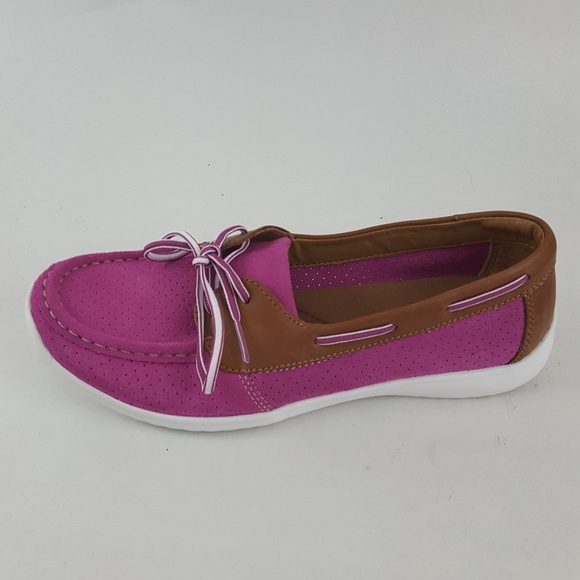 clarks fuchsia shoes